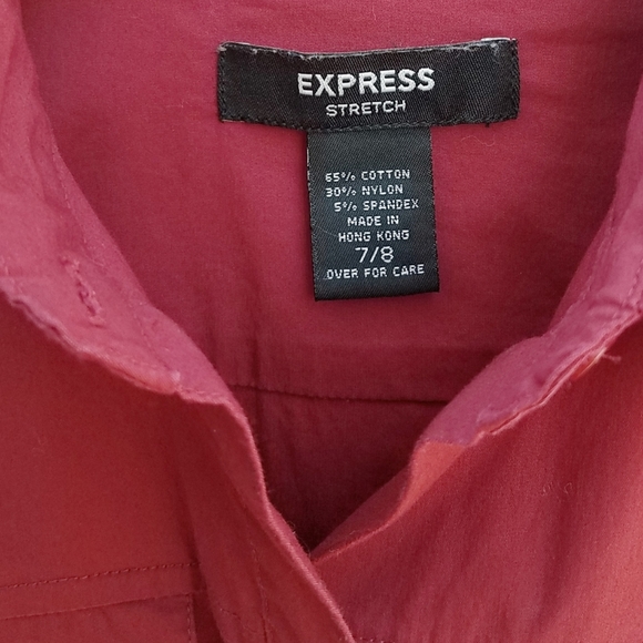 Vintage Express Woman’s Size 7/8 Long Sleeve Button Up Shirt - Picture 14 of 16